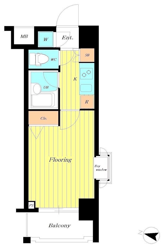 間取り パレステュディオ目白 間取り図