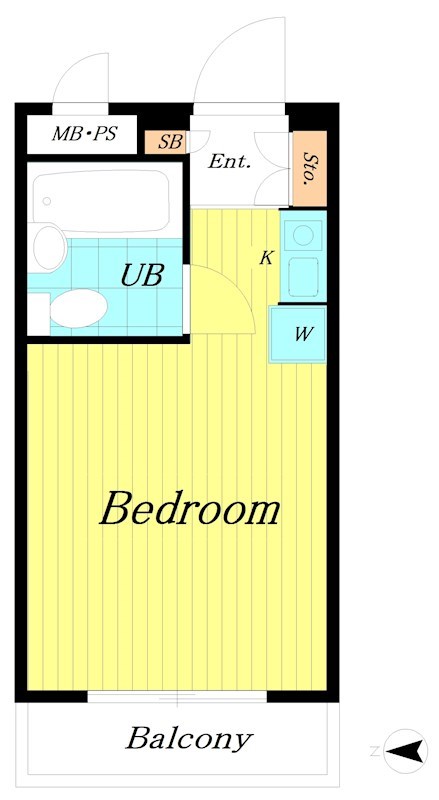 ﾘﾊﾞﾃｨﾊﾟﾚｽ常盤台 203号室 間取り