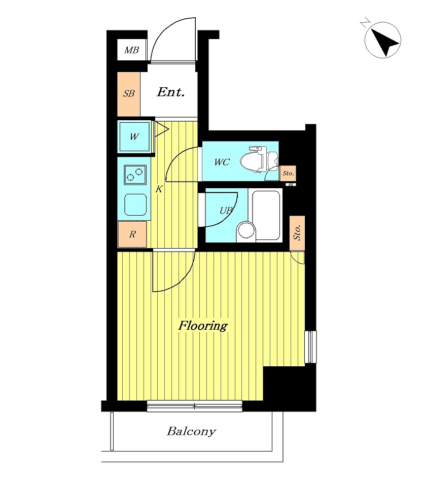 菱和パレス銀座八丁目 602号室 間取り