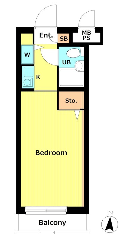 ﾀﾞｲｱﾊﾟﾚｽ氷川台 311号室 間取り