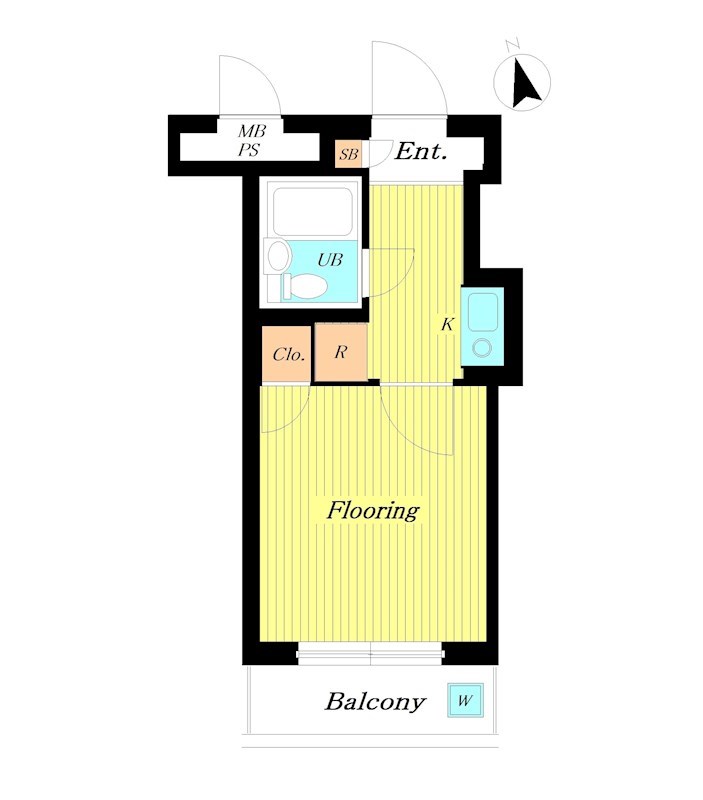 ﾜｺｰﾚよみうりﾗﾝﾄﾞ 303号室 間取り
