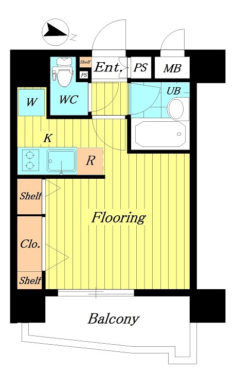 アクロス赤坂 間取り図