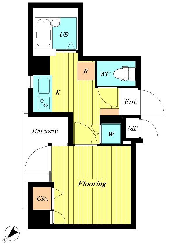 エスコート渋谷 間取り図