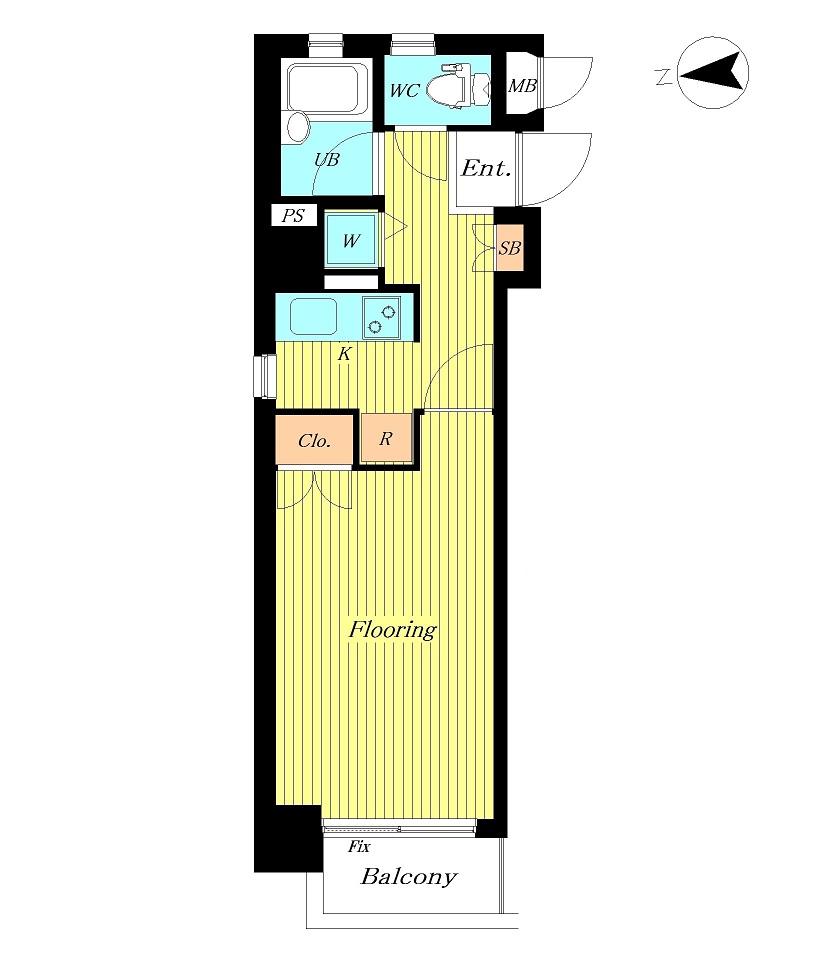 ｱﾌﾟﾚｼﾃｨ三田 間取り図