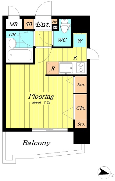 アクロス赤坂 間取り図