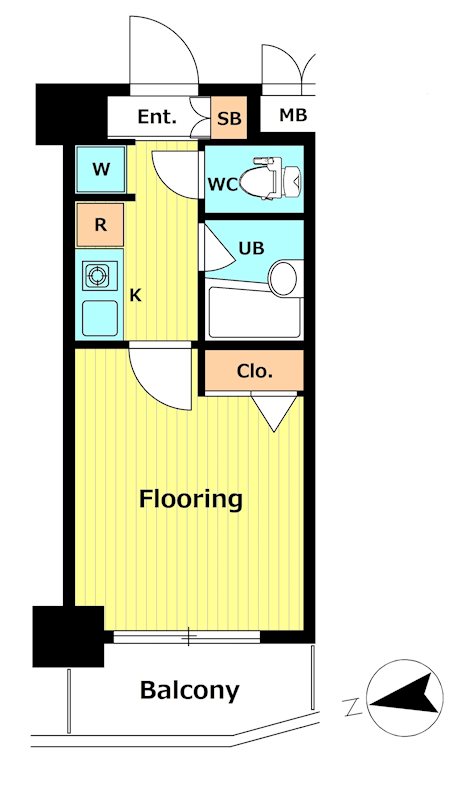 FUTIVAL汐留浜離宮ﾊﾟｰｸｻｲﾄﾞｼﾃｨ 間取り図