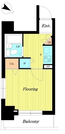 ﾊﾟｰｸｳｪﾙﾂｲﾝｽﾞ西新宿ｻｳｽﾋﾟｱ 間取り図