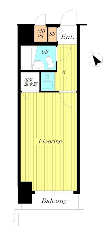 ﾋﾞｭｰｼﾃｨ新宿御苑 間取り図