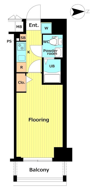 ｸﾞﾗﾝﾌｫｰｽ北綾瀬 214号室 間取り