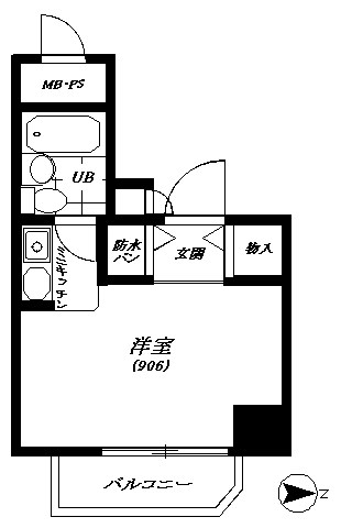 ﾀﾞｲｱﾊﾟﾚｽ錦糸町第5 間取り図