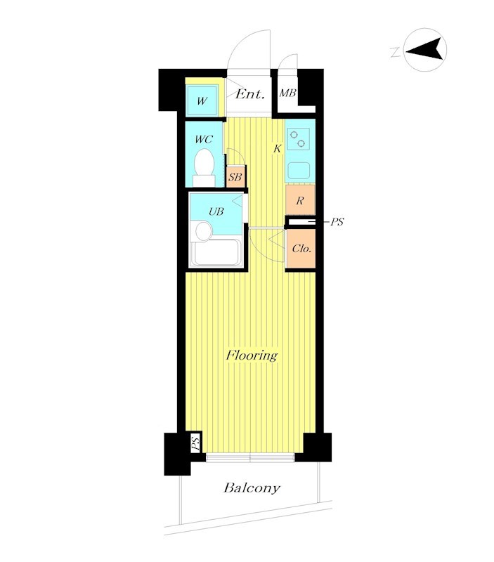 ｴﾙﾐﾀｰｼﾞｭ南阿佐ヶ谷弐番館 304号室 間取り