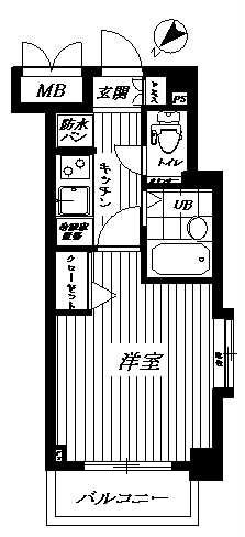 アヴィニティー上板橋 211号室 間取り