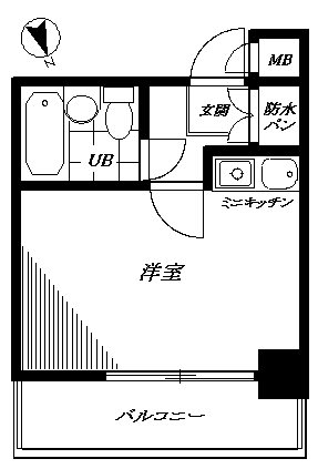 グローリア荻窪 間取り図