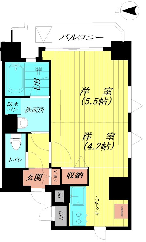 アデッソ大森 902号室 間取り