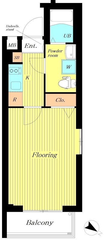 ｳﾞｧﾚｯｼｱ曳舟ｱﾝﾍﾞﾘｰﾙ 309号室 間取り
