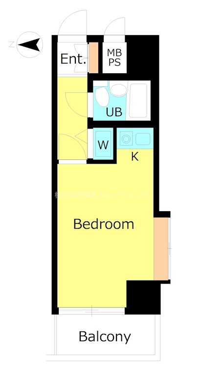 ｱｰﾊﾞﾝﾋﾙｽﾞ本厚木 405号室 間取り