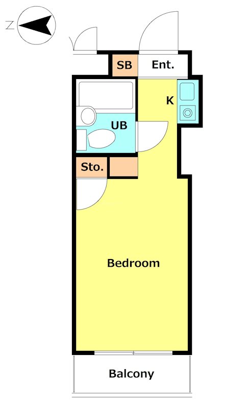 間取り スカイコート品川第2 間取り図