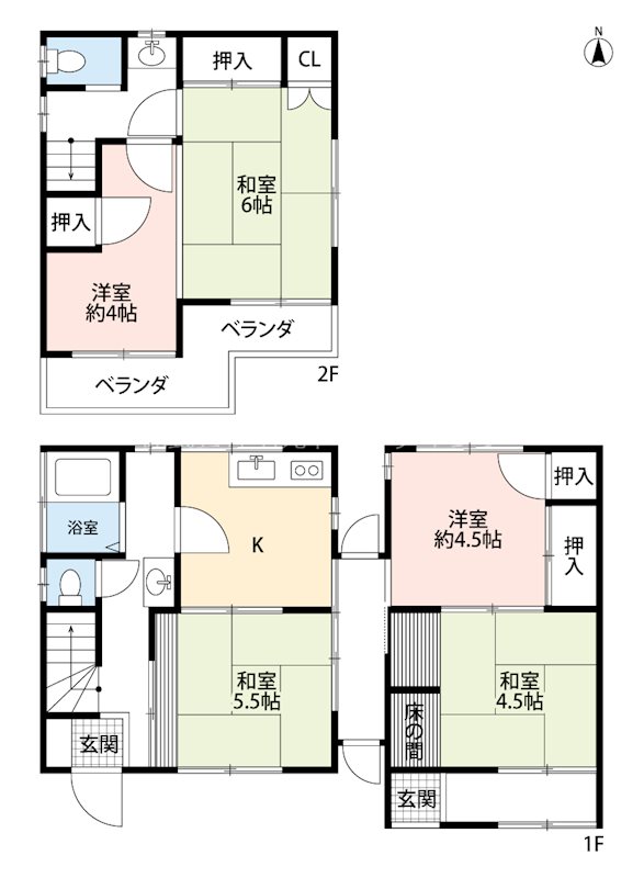 足立区千住大川町戸建 間取り