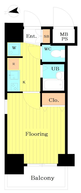OLIO麻布十番 間取り図