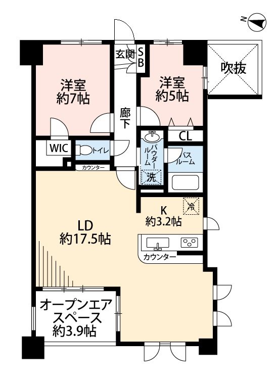 ｸﾞﾗﾝｼﾃｨﾃﾞｭｱﾙｽﾃｰｼﾞ ﾗ･ﾙｰﾁｪ 間取り図