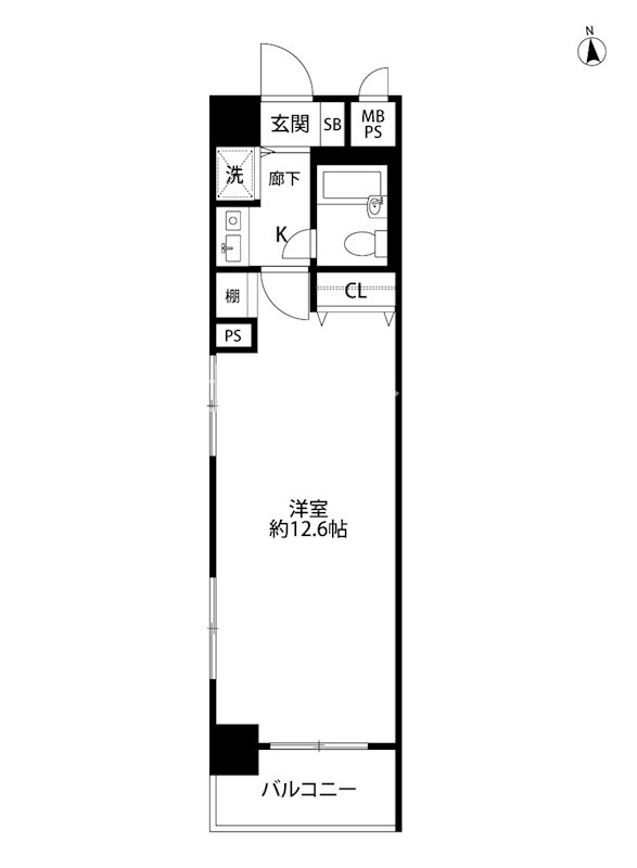 グリーンパーク綾瀬22 間取り図