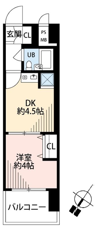 セザール五反田 間取り図