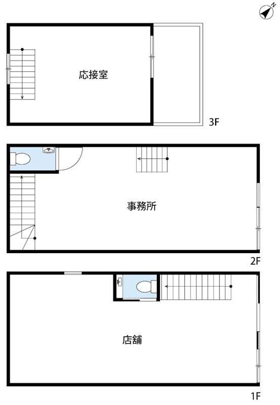 中央区月島1丁目16-1戸建 間取り図