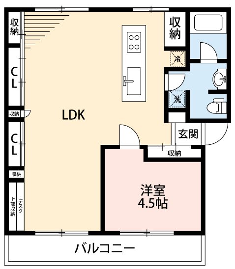 若木住宅3号棟 間取り図