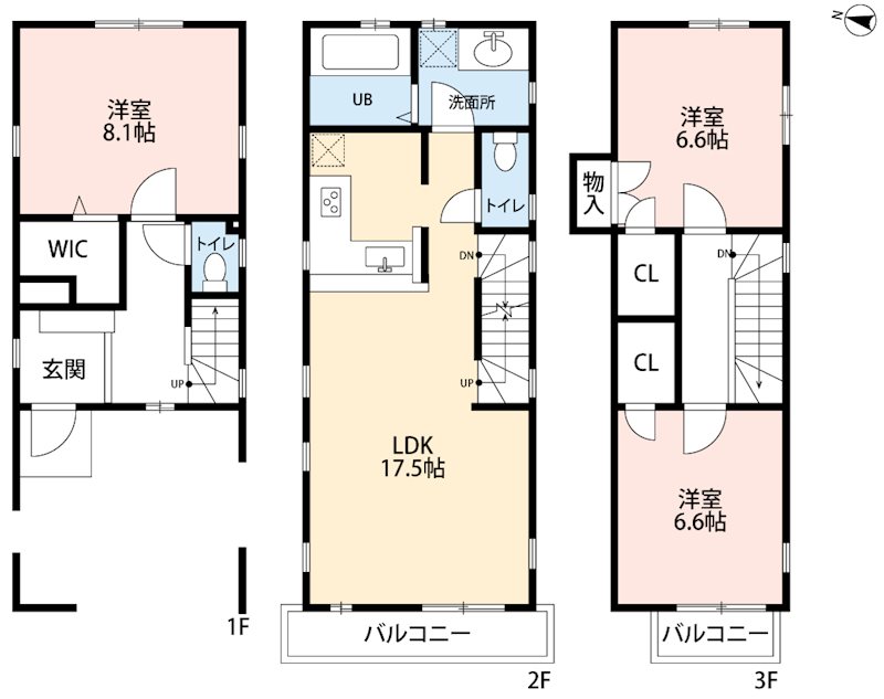 和泉1丁目35-8戸建 間取り