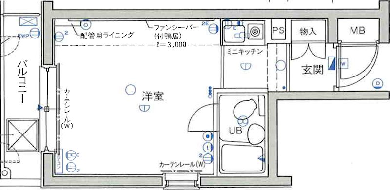 シティコープ元住吉 205号室 間取り