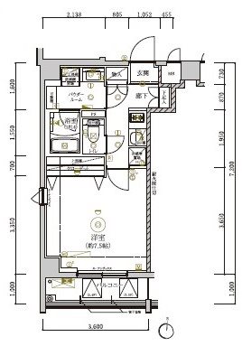 RELUXIA清澄白河 間取り図