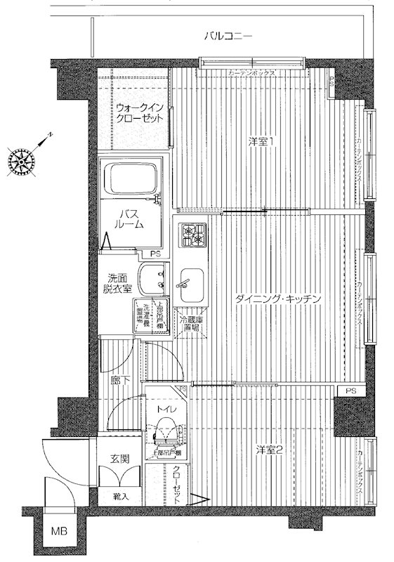 ｱｳﾞｧﾝﾃｨｰｸ東銀座 間取り図