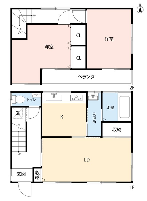 練馬区貫井5丁目4-11戸建 間取り