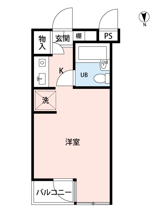 ﾄｯﾌﾟ曳舟  301号室 間取り