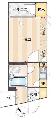 ｴﾙ･ｳﾞｨｰﾅ目黒 302号室 間取り