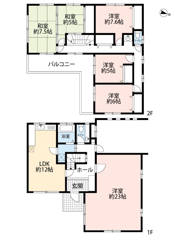 練馬区大泉学園町7丁目17-34戸建 間取り図
