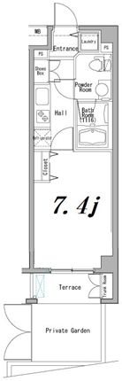 AXAS小竹向原 間取り図