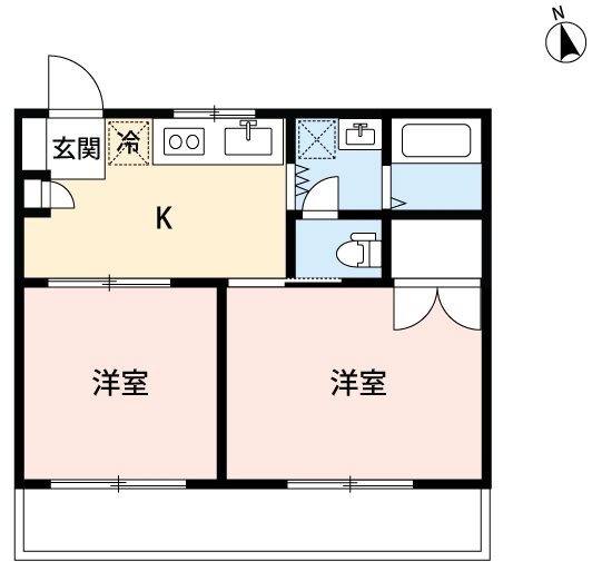 ﾗﾋﾟｽ等々力 203号室 間取り