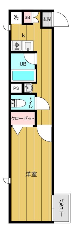 ｼﾞｪﾐﾆ大森 307号室 間取り
