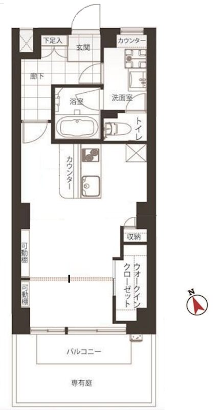 秀和目黒ﾚｼﾞﾃﾞﾝｽ 間取り図
