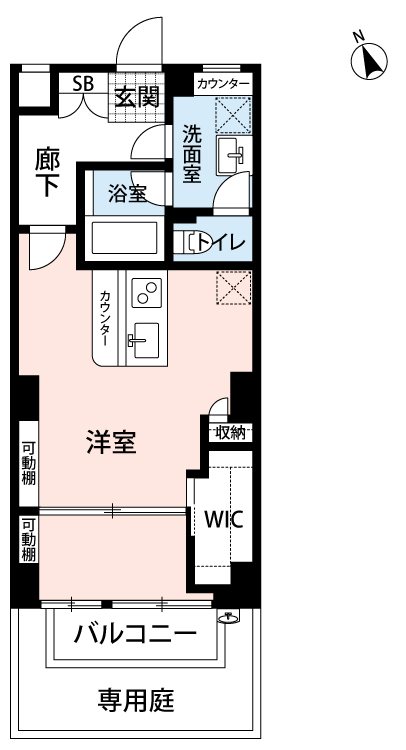 秀和目黒ﾚｼﾞﾃﾞﾝｽ 102号室 間取り