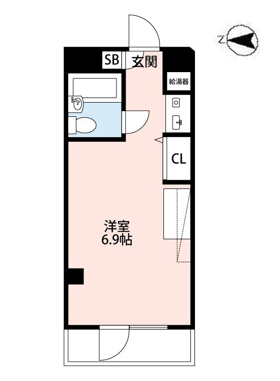 貝取学生会館 間取り図