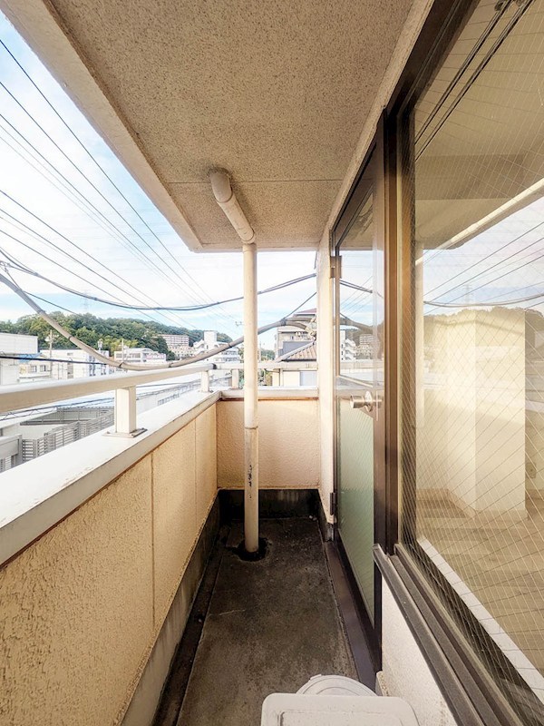 貝取学生会館 ベランダ