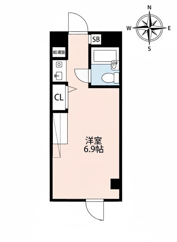 貝取学生会館 間取り図