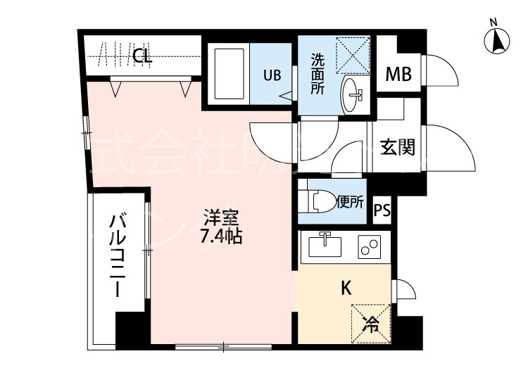 TIMM's 201号室 間取り