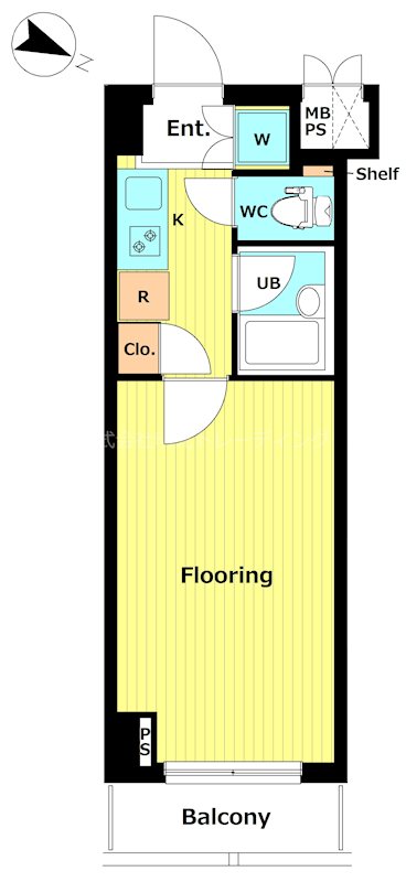ﾙｰﾌﾞﾙ学芸大学六番館 間取り図