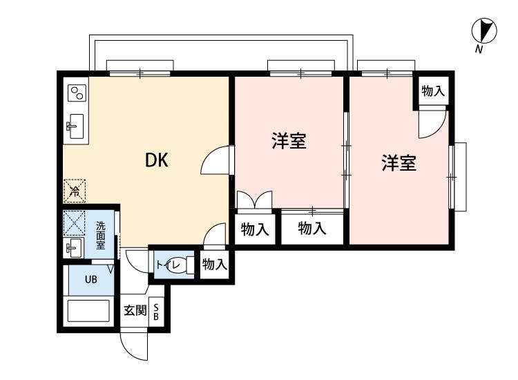 清水学生会館A館 間取り図