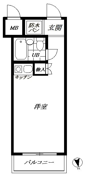 ﾀﾞｲｱﾊﾟﾚｽ吉野町第2 414号室 間取り