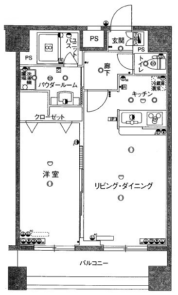 ヴィーダ・スカイコート品川 1108号室 間取り