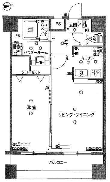 間取り ヴィーダ・スカイコート品川 間取り図